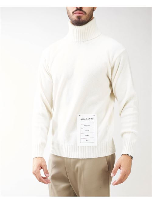 Cashmere blend turtleneck sweater Amaranto AMARANTO | Sweater | B9R008803M