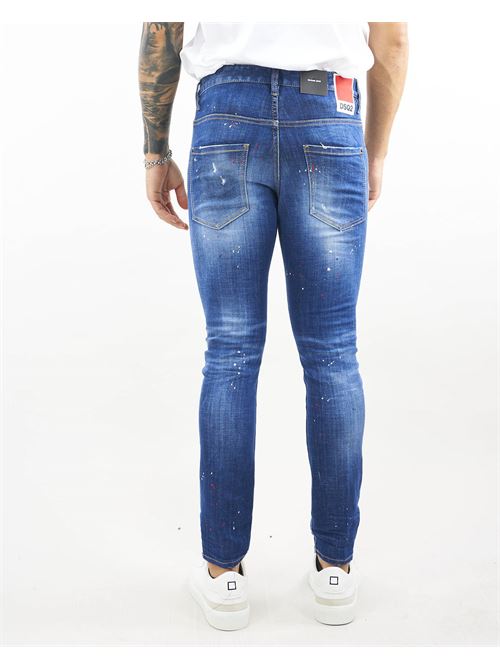 Jeans Medium Red Spots Wash Skater Dsquared DSQUARED | Jeans | S74LB1331470