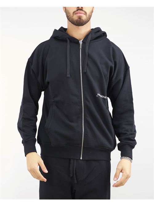 Sweatshirt with hood and zip with logo print Hinnominate HINNOMINATE | Sweatshirt | HNM24099