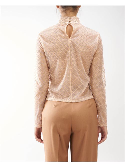 Embroidered tulle blouse with rhinestone Nenette NENETTE |  | FREMITO108