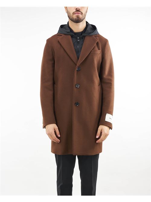 Wool and cashmere blend coat with bib and hood Paoloni PAOLONI |  | 3511C202X23160929