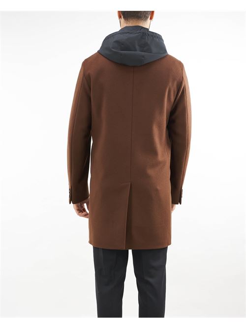 Wool and cashmere blend coat with bib and hood Paoloni PAOLONI | Coat | 3511C202X23160929