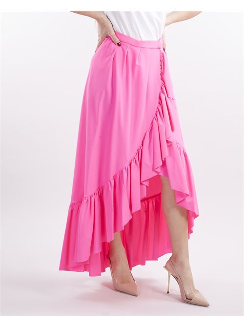Asymmetrical skirt with ruffles and flounces AMEN AMEN | Skirt  | HMS22372073