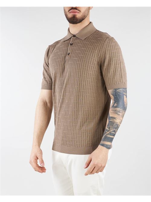 Jacquard knit polo shirt Jeordie's JEORDIE'S |  | 20552374