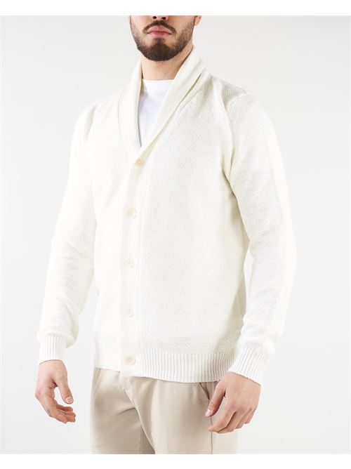 Linen blend knit jacket Jeordie's JEORDIE'S | Jacket | 20641100