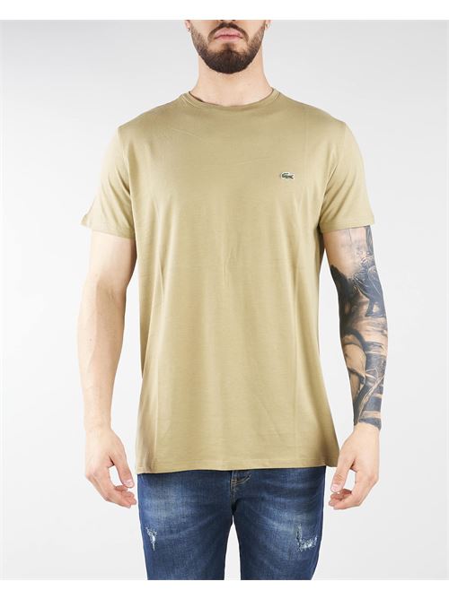Pima cotton t-shirt with logo Lacoste LACOSTE | T-shirt | TH6709TCB8