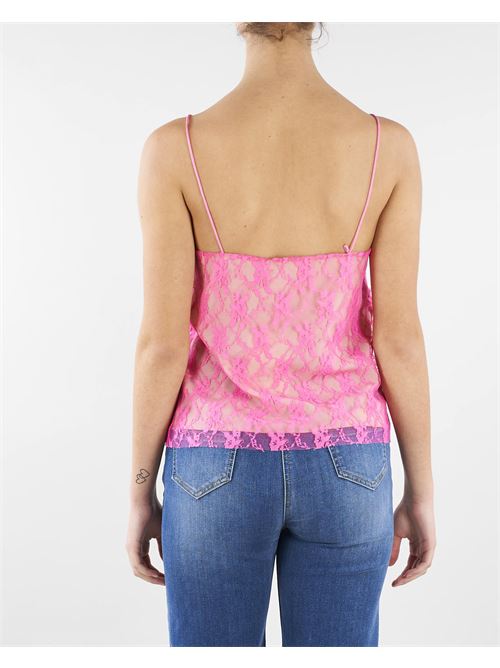 Lace top with rouches Nenette NENETTE | Top | FRESCA276