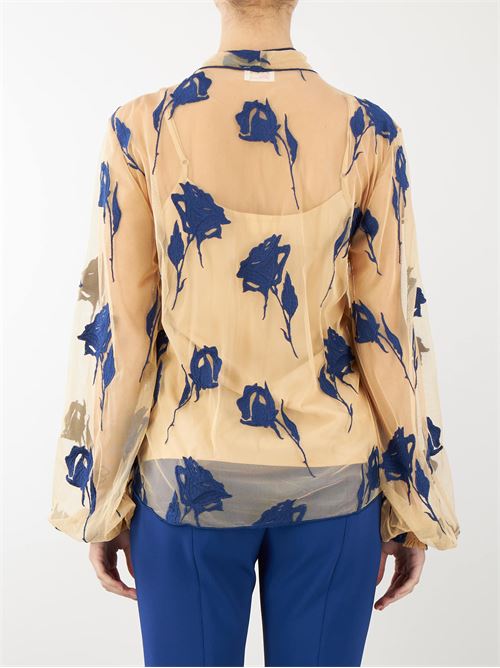 Embroidered tulle shirt Blugirl by Bluemarine BLUGIRL | Blouse | RA4069J6393N9042