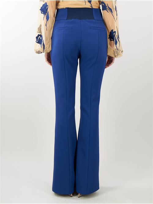 Flare trousers in cr?pe stretch Blugirl by Bluemarine BLUGIRL | Trousers | RA4130T319193943