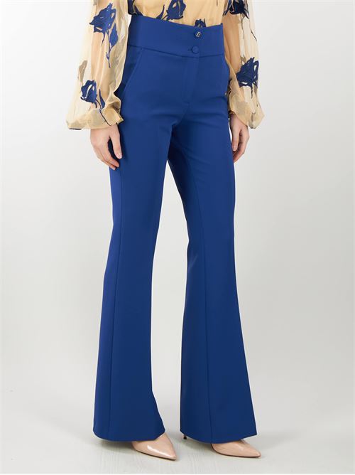 Pantaloni flare in crèpe stretch Blugirl by Bluemarine BLUGIRL | Pantalone | RA4130T319193943