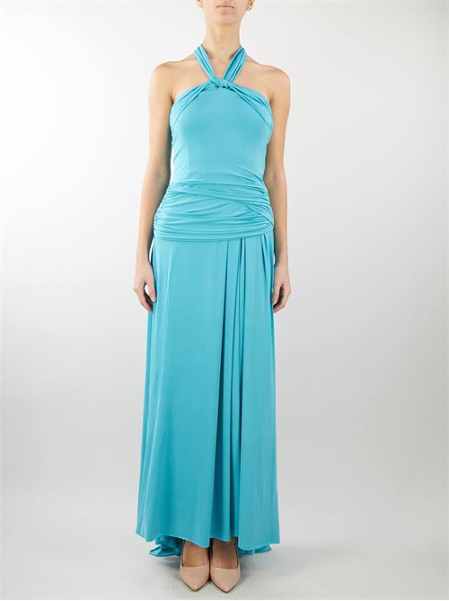 Jersey long dress with drapery Blugirl by Bluemarine BLUGIRL | Suit | RA4155J469244522