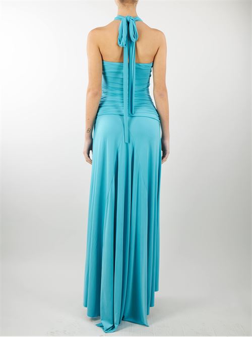 Jersey long dress with drapery Blugirl by Bluemarine BLUGIRL | abito en | RA4155J469244522