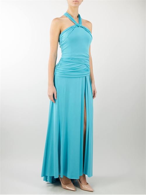 Jersey long dress with drapery Blugirl by Bluemarine BLUGIRL | abito | RA4155J469244522