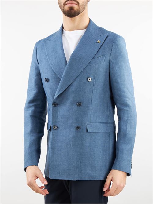 Linen and virgin wool blend jacket Corneliani CORNELIANI |  | 93XZ9093682718