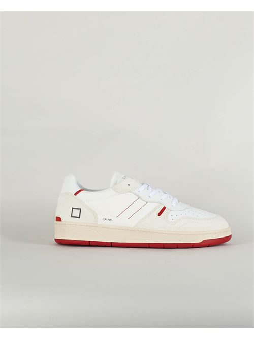 Court 2.0 Nylon White-Red Sneakers D.A.T.E. DATE |  | M401C2NYWRWR