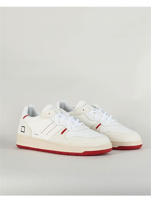 Court 2.0 Nylon White-Red Sneakers D.A.T.E. DATE | Sneakers | M401C2NYWRWR