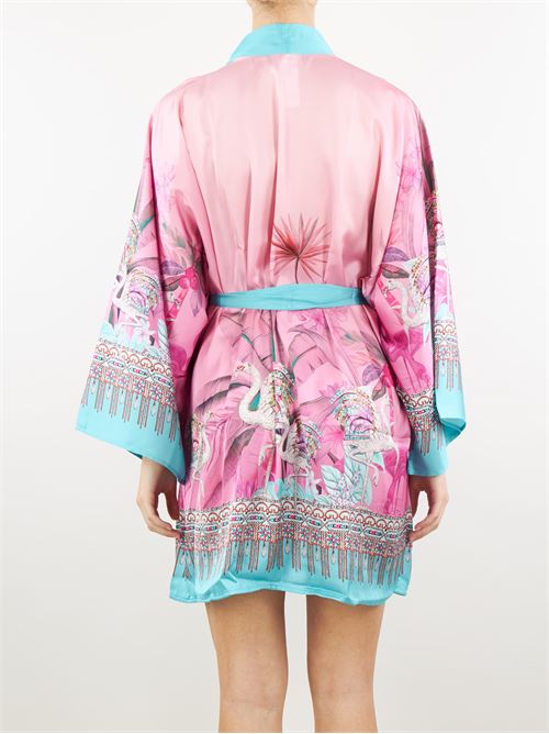 Patterned kimono dress District Margherita Mazzei DISTRICT MARGHERITA MAZZEI | abito | 4FP70SP1303