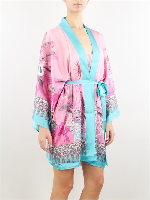 Patterned kimono dress District Margherita Mazzei DISTRICT MARGHERITA MAZZEI | abito | 4FP70SP1303