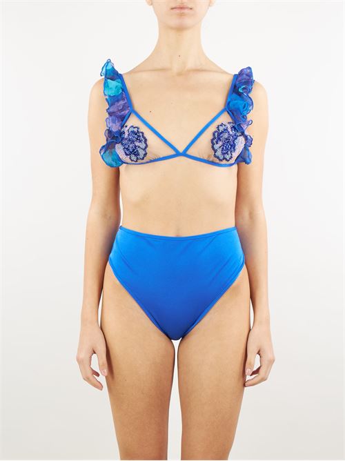 3 pieces bikini with embroidery District Margherita Mazzei DISTRICT MARGHERITA MAZZEI | Swimming suit | 4LR00409