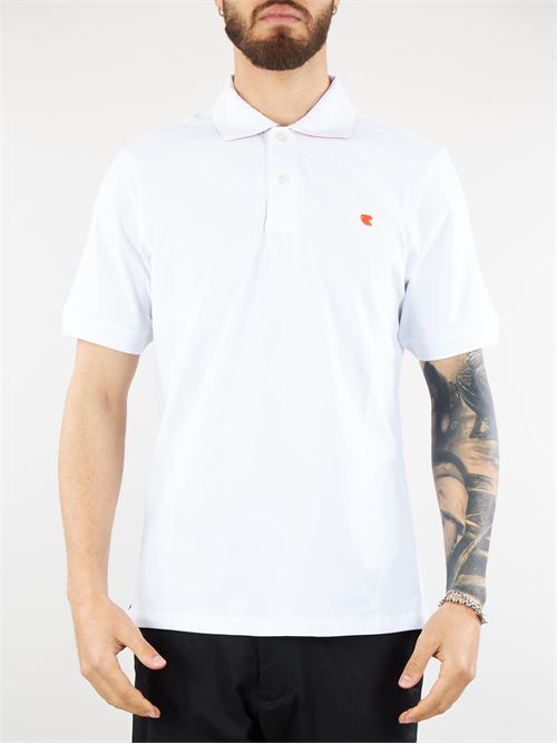 Solid color men's cotton polo shirt with white padel undercollar Gallo GALLO |  | AP51495214273