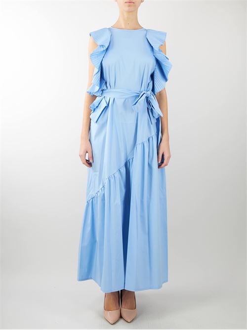 Long cotton dress with rouches Icona ICONA |  | QP5GX0043005