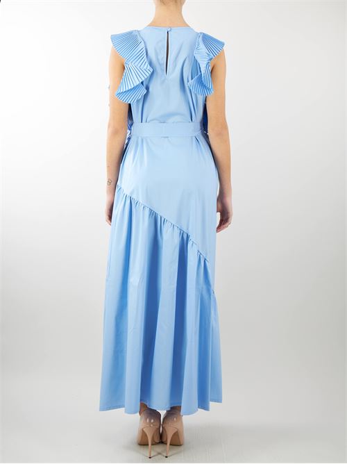 Long cotton dress with rouches Icona ICONA | abito en | QP5GX0043005