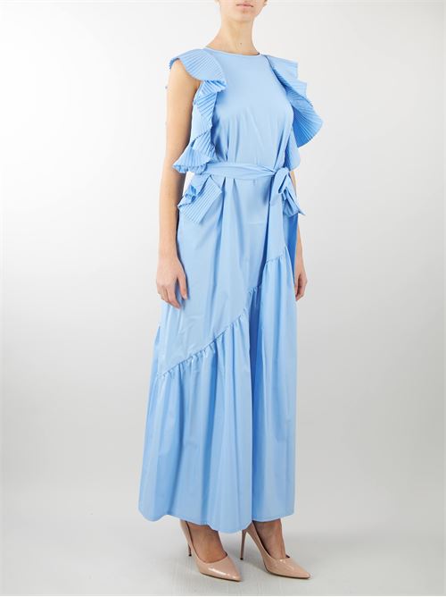 Long cotton dress with rouches Icona ICONA | abito en | QP5GX0043005