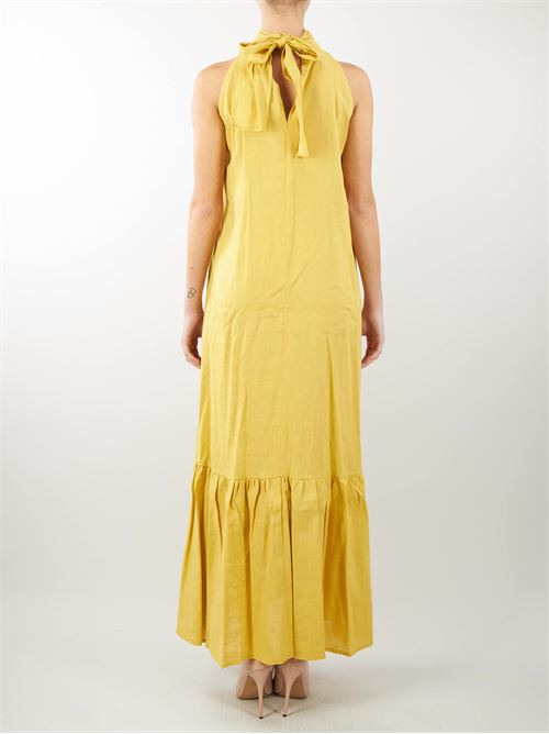 Long linen blend dress Icona ICONA | abito en | QP5MR0162008