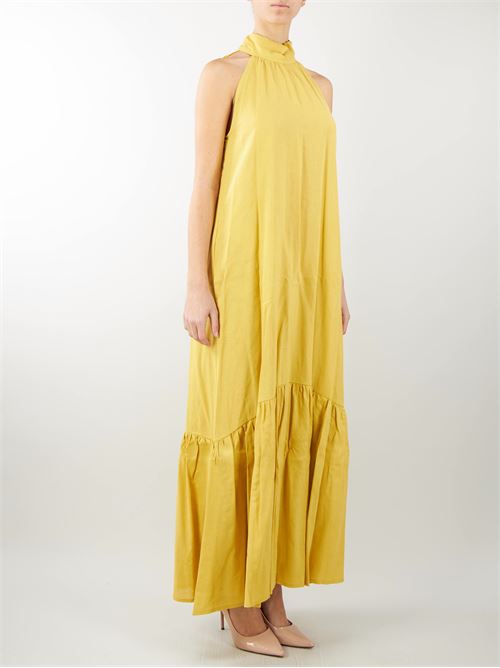 Long linen blend dress Icona ICONA | abito en | QP5MR0162008