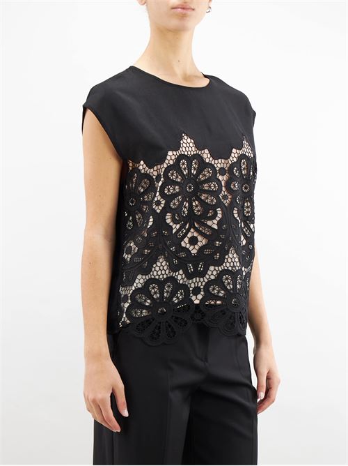Blouse with lace Icona ICONA |  | QP5NT0171