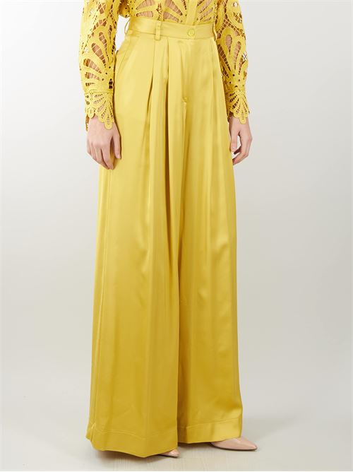Wide leg trousers with pences Icona ICONA | Trousers | QP5TZ0122008
