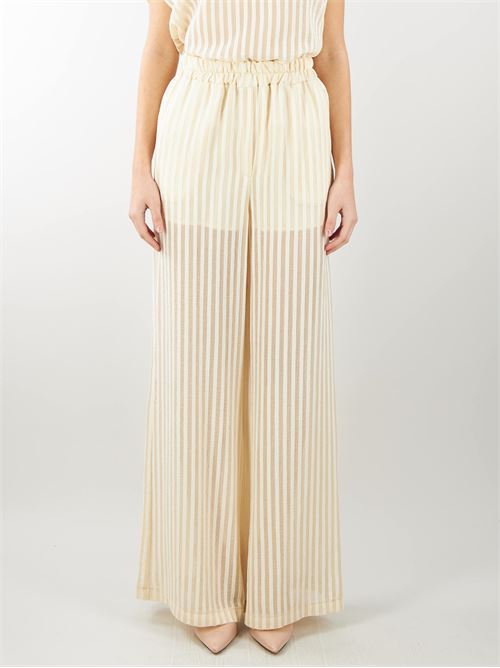 Wide leg striped trousers Icona ICONA | Trousers | QP5TZ0351008