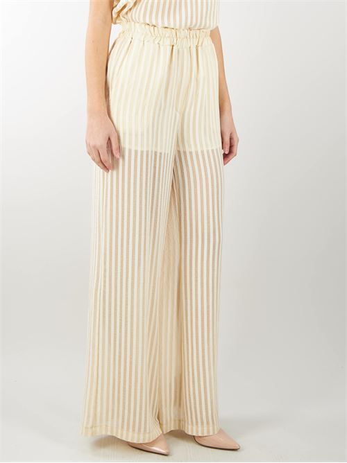 Wide leg striped trousers Icona ICONA | Trousers | QP5TZ0351008