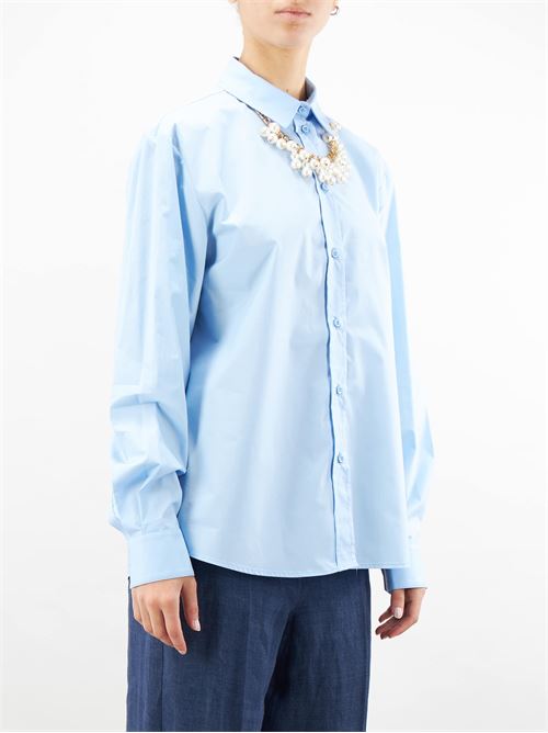 Camicia in cotone con accessorio collana Imperial IMPERIAL | Camicia | CLW3HKU15
