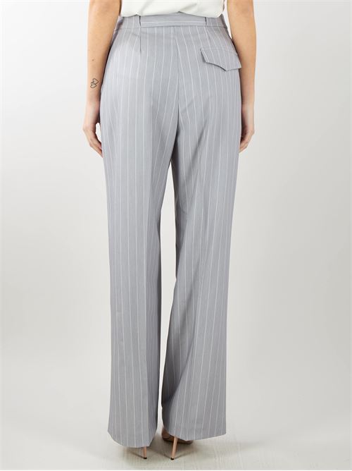 Straight pinstriped patterned trousers with pleats Imperial IMPERIAL | Pants | P4Q3HBS98
