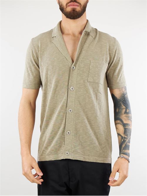 Camicia in maglia in cotone effetto fiammato Jeordie's JEORDIE'S | Maglia | 20617384