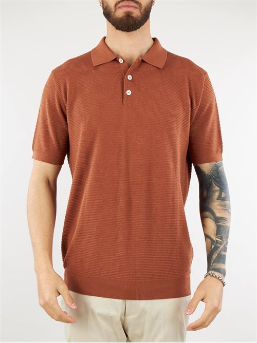 Silk and cotton blend jacquard polo shirt Jeordie's JEORDIE'S |  | 40621614