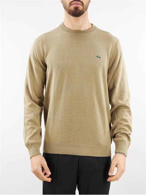 Crew neck sweater with long sleeves and logo Lacoste LACOSTE | Sweater | AH0128CB8