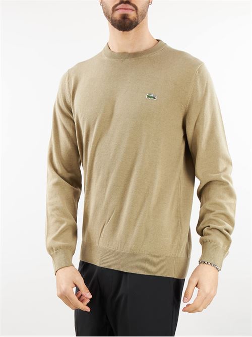 Crew neck sweater with long sleeves and logo Lacoste LACOSTE |  | AH0128CB8
