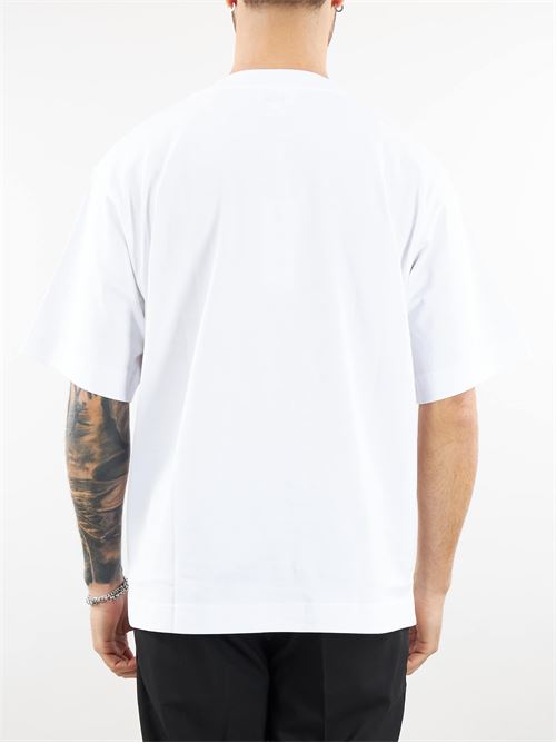 T-shirt loose fit in cotone pesante con ricamo Lacoste LACOSTE | T-shirt | TH7537001