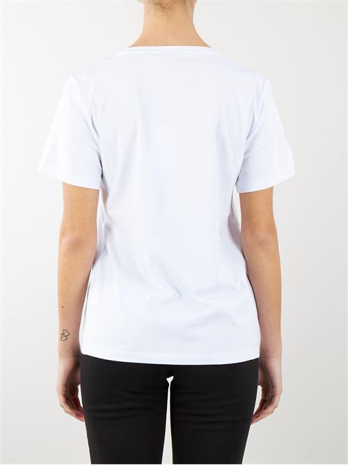 T-shirt with rhinestone logo Nenette NENETTE | T-shirt | DOUGLAS1