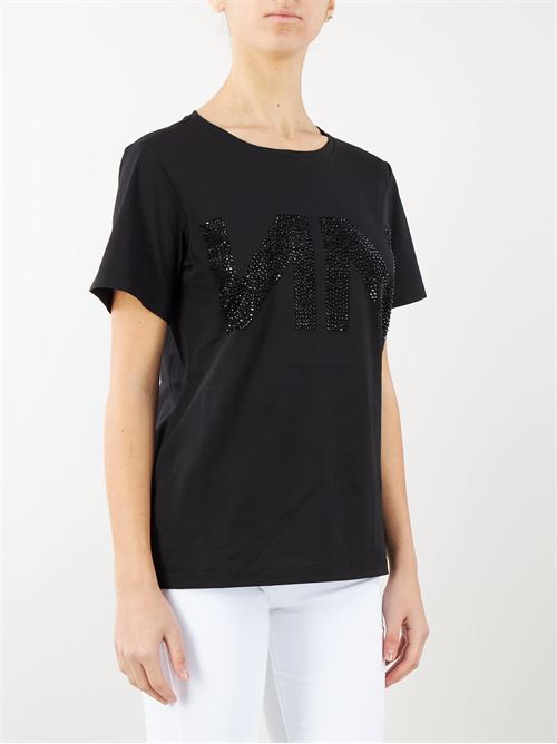 T-shirt with rhinestone logo Nenette NENETTE |  | DOUGLAS700