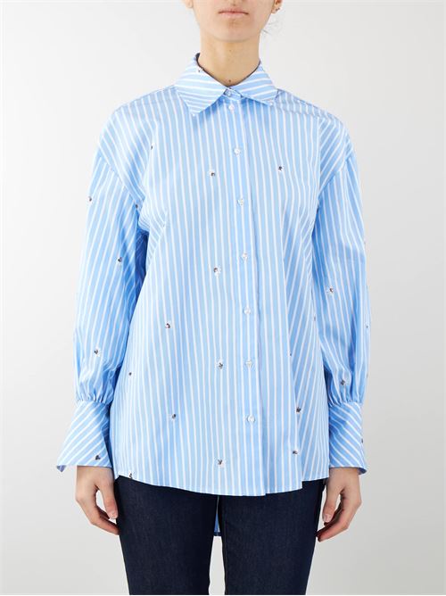 Striped shirt with sequin Nenette NENETTE | Shirt | FESTA401