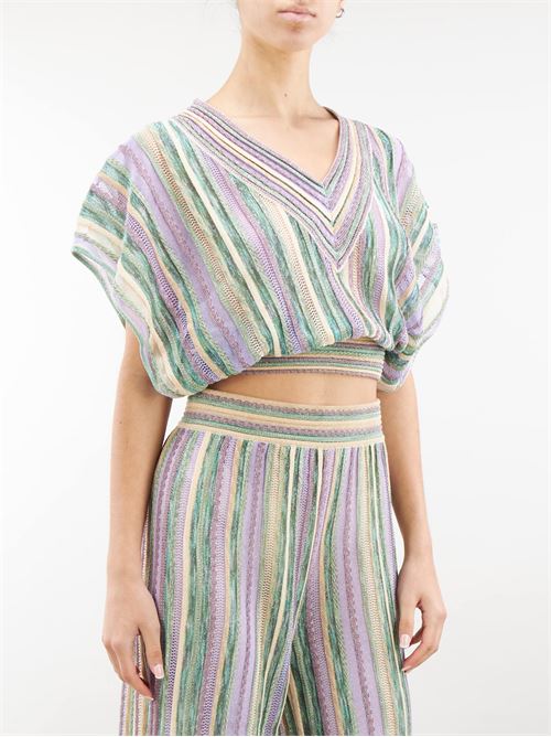 Multicolor striped knit top Nenette NENETTE | Top | MONDAY1461