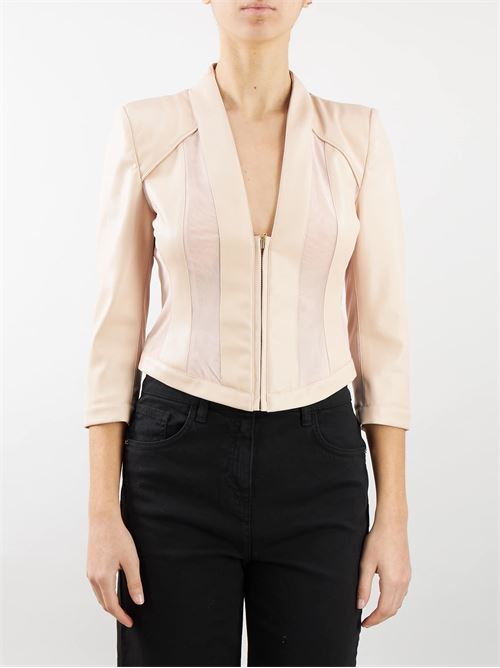 Faux leather and technical fabric jacket Nenette NENETTE | Jacket | NEXION220