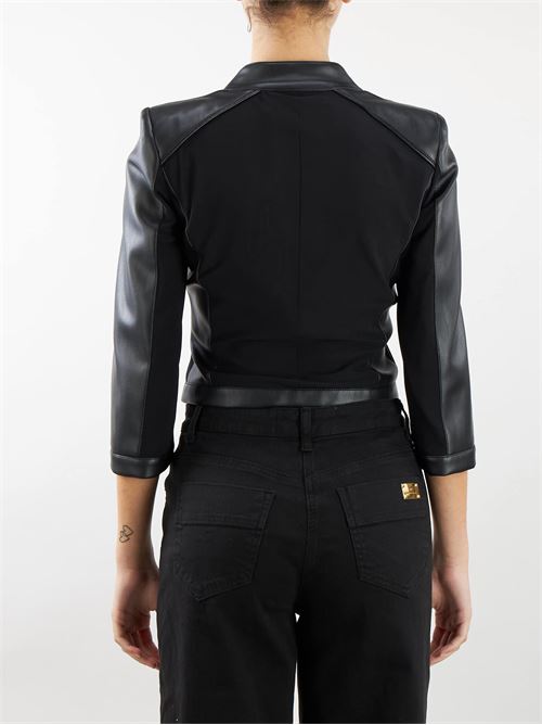 Faux leather and technical fabric jacket Nenette NENETTE | Jacket | NEXION700