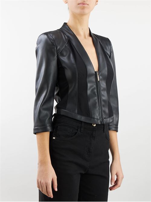 Faux leather and technical fabric jacket Nenette NENETTE |  | NEXION700