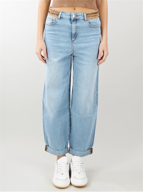 Wide leg jeans with studs Nenette NENETTE |  | STRAPS486