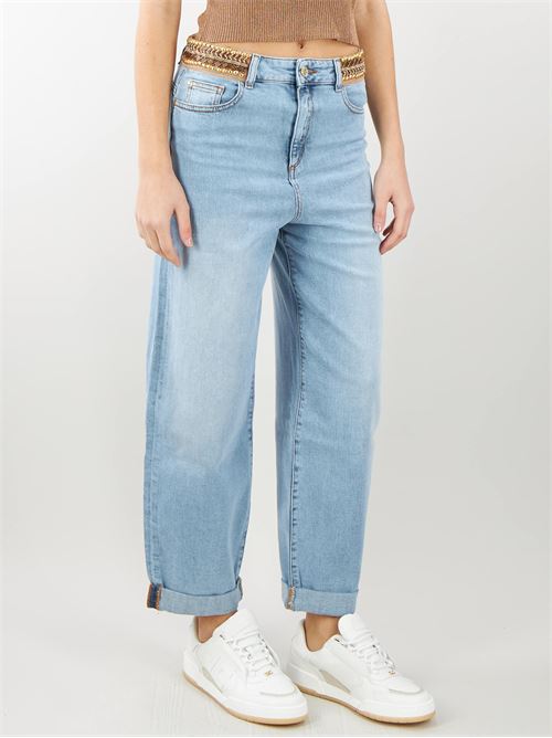 Wide leg jeans with studs Nenette NENETTE |  | STRAPS486