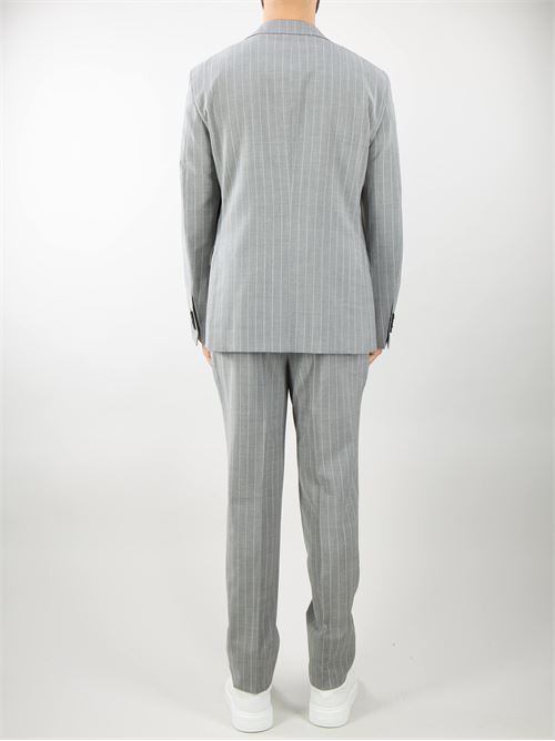 Single breasted pinstripe suit Paoloni PAOLONI | Suit | 3611A72724102296
